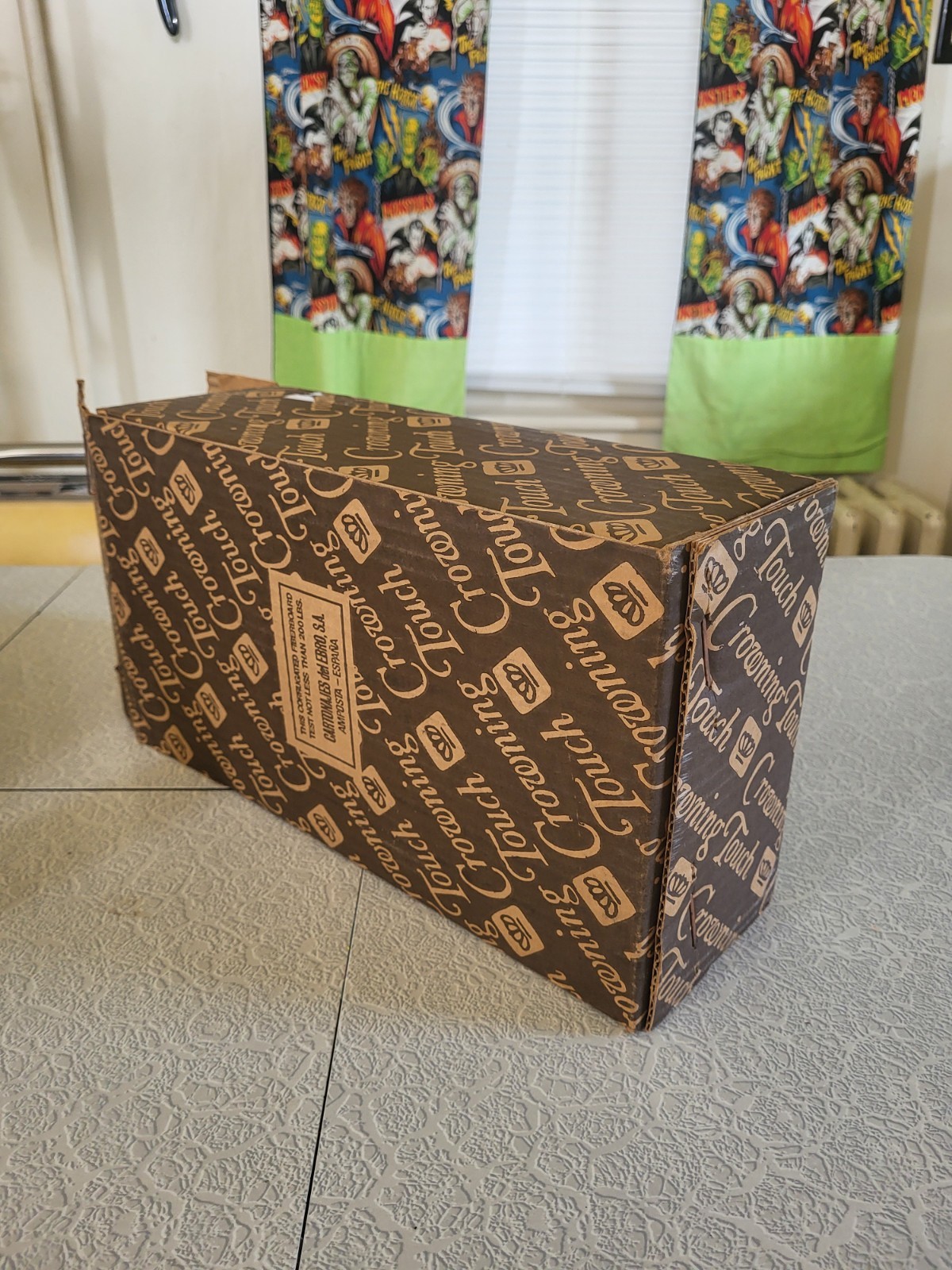 Vintage NOS Crowning Touch Blue Garland Porcleain Enamel Fondue Pot Set