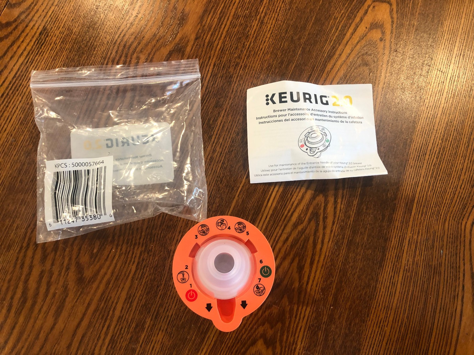 Keurig 2.0 Brewer Maintenance Accessory Coffee Pot Cleaner Gadget ChemicalFree C