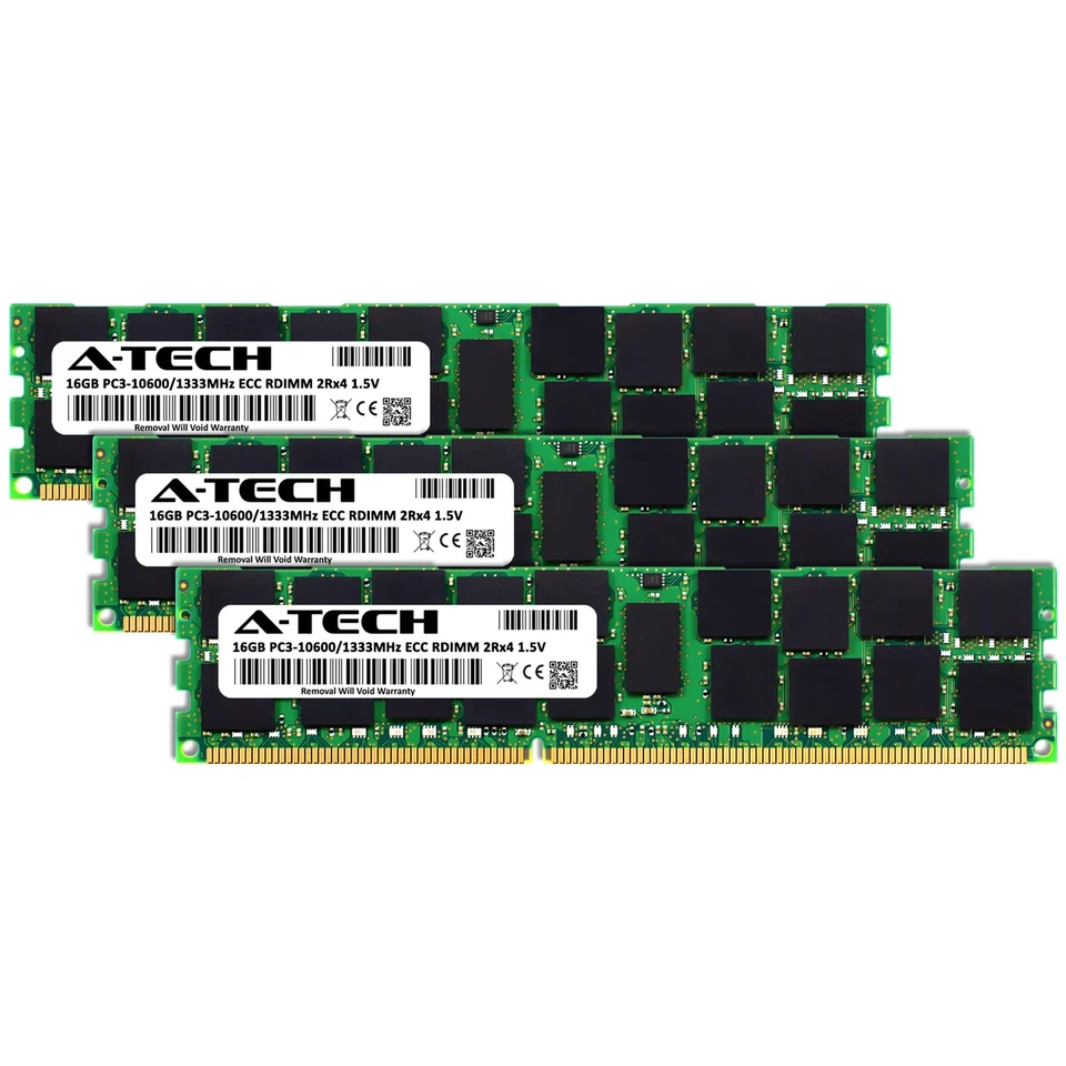 48GB 3x 16GB PC3-10600R RDIMM Supermicro X8DTU-6F+-LR X8DTU-6TF+-LR Memory RAM - Image 2 of 4