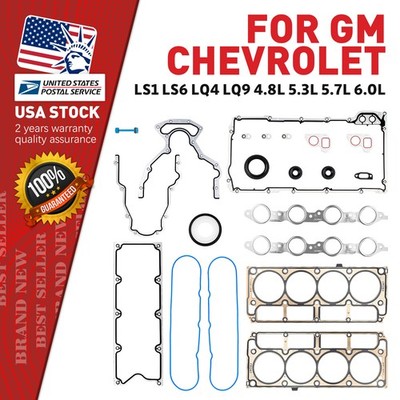 GEN III Fit For GM LS LS2/LS3/4.8L/5.3L/6.0L/6.2 Gasket Set/Kit&LS9 Head Gaskets