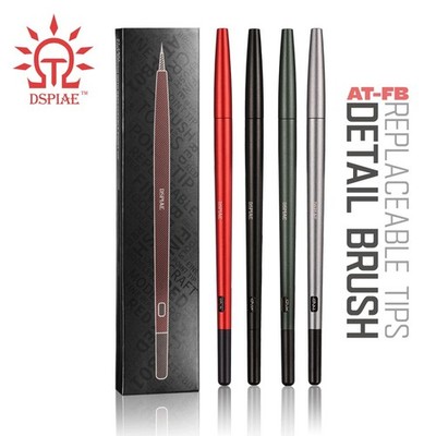 DSPIAE: Detail Brushes - AT-FB - Replaceable Tip - 4 Brush Options - Extra Tips