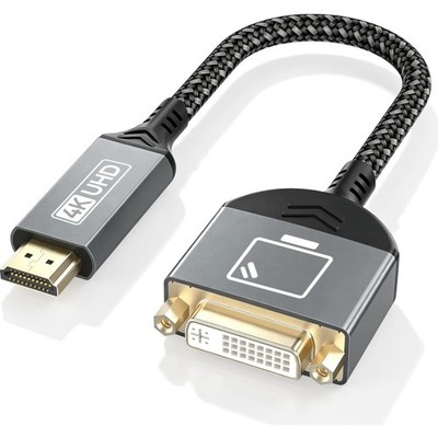HDMI DVI Adapter Kabel, bi-direktional, 24+5, Full HD, 1080P, Laptop, Monitor
