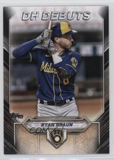2021 Topps DH Debuts Black 29/299 Ryan Braun #DHD-10 17o2