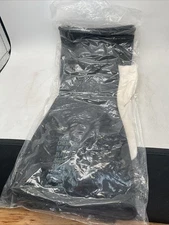 US Military - Chemical Protective Rubber Glove Set - Biological NBC - Black - Sm