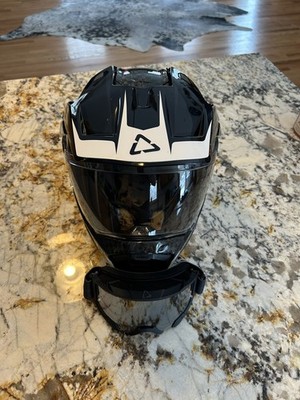 Leatt ADV 9.5 V25 Carbon Fiber Helmet w/ Velocity 4.5 Iriz Goggles XXL LIKE NEW