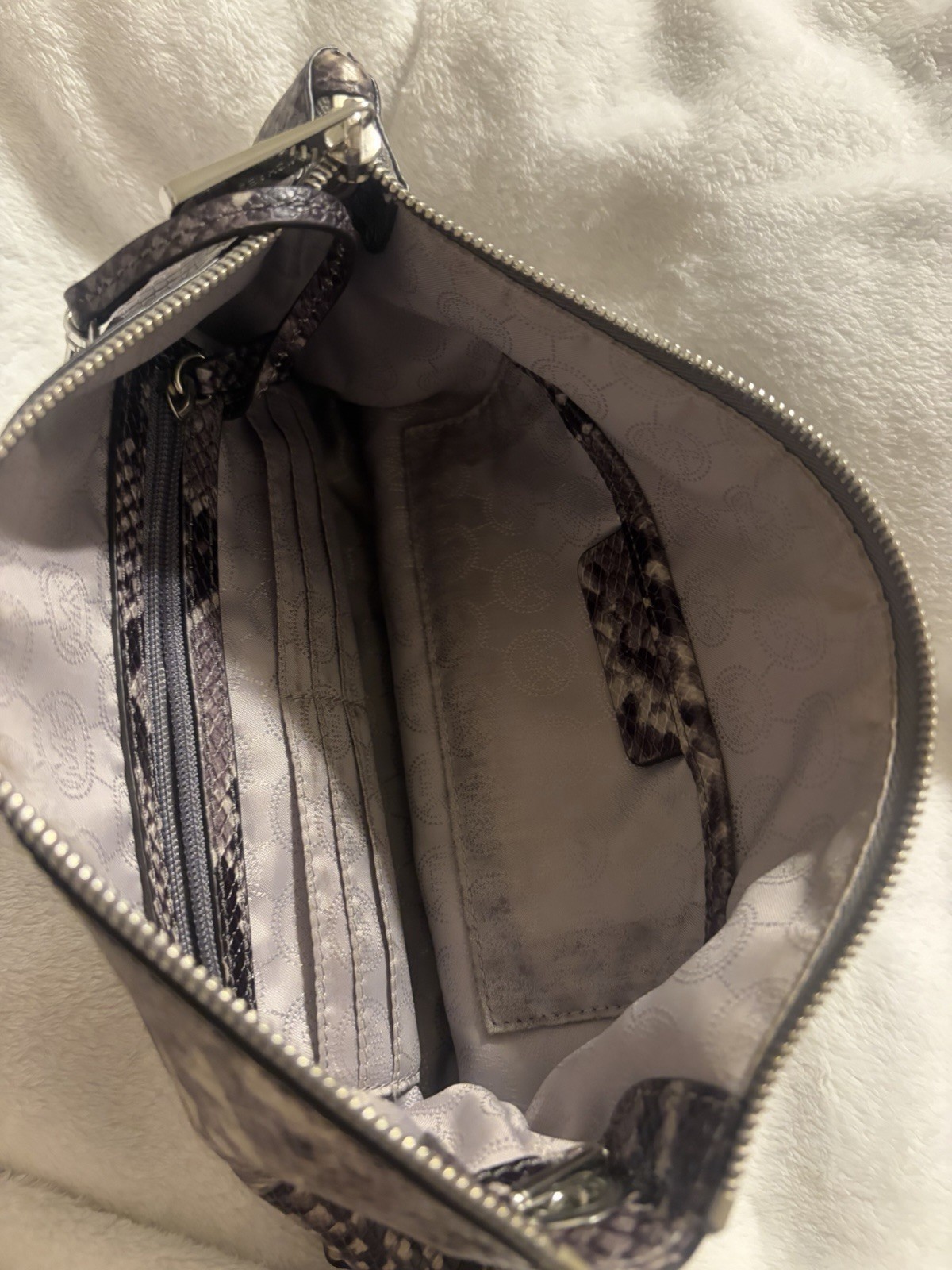 Michael Kors Python Snakeskin Crossbody Shoulder … - image 3