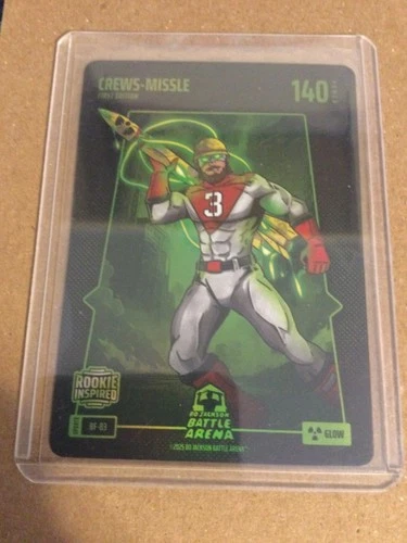 crews-missle bo jackson battle arena rookie inspired 2025 #bf-83 glow