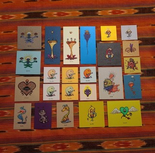 Huge Lot of 24 Marq Spusta micro pack silkscreen poster art prints Grateful Dead