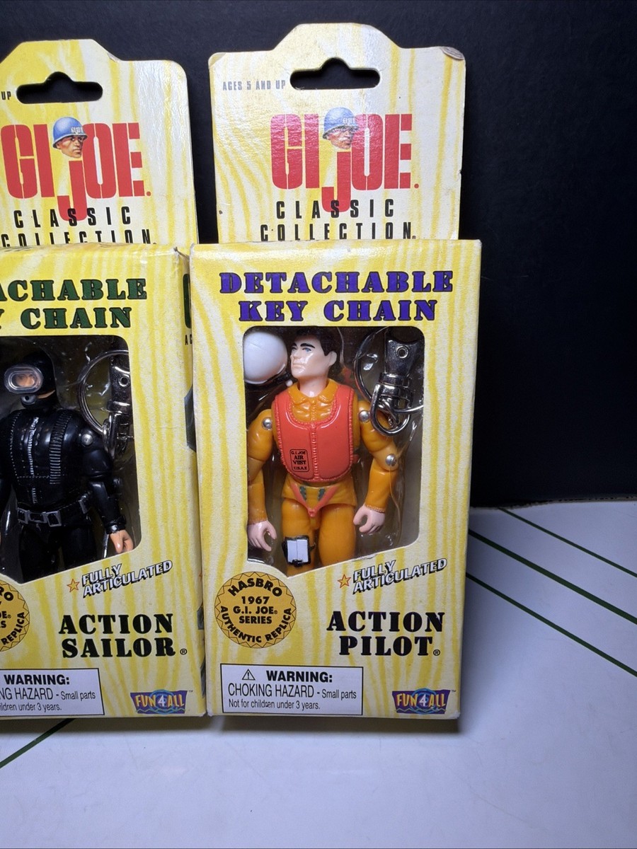 Hasbro Vintage GI Joe Classic Collection LOT OF 4 Detachable