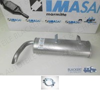 Imasaf ESD Auspuff Endtopf + Anbauteile für Citroen AX 14 4X4 1991-1996