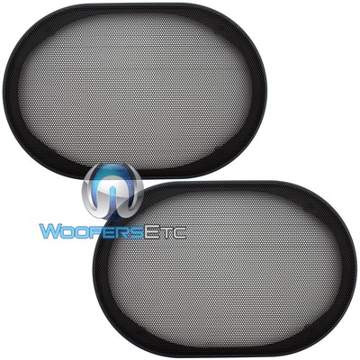 (2) UNIVERSAL 6''x9'' SPEAKER COAXIAL COMPONENT PROTECTIVE GRILLS COVERS NEW PAIR