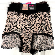 NEW 3 Pack Maidenform Everyday Luxe BoyShorts Panties XL/8 Multi-Color DM3TBS