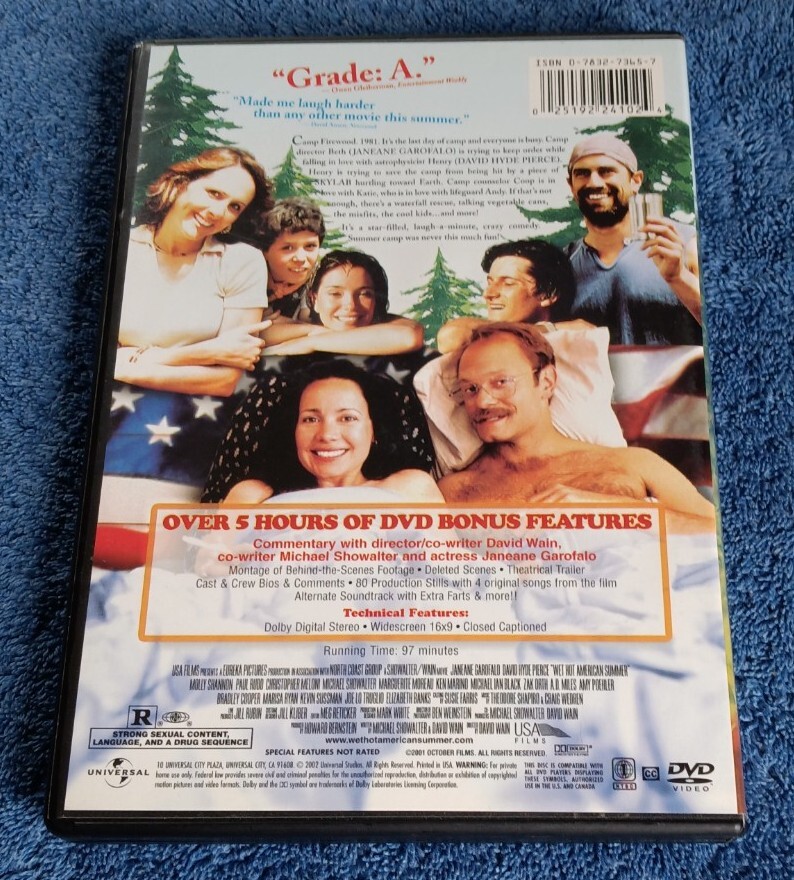 Wet Hot American Summer DVD Widescreen Janeane Garofalo David Hyde