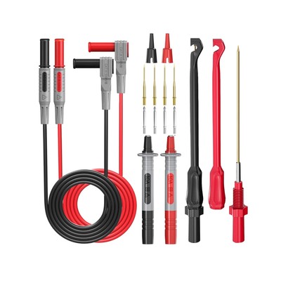 Multimeter Kfz-Messleitungen Kit mit Draht Piercing Clip Puncture Probes 4mm ...