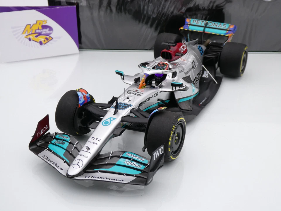 Minichamps 110220563 # Mercedes-AMG W13 F1 Miami GP 2022 " George Russell " 1:18 - Bild 2 von 4