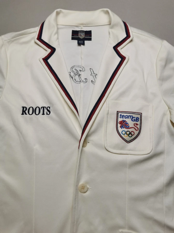 Chaqueta Olímpica ROOTS x GREAT BRITIAN Para Hombres Talla XS Equipo GB (En muy buena condición) Pecho Único Foto 2 de 4