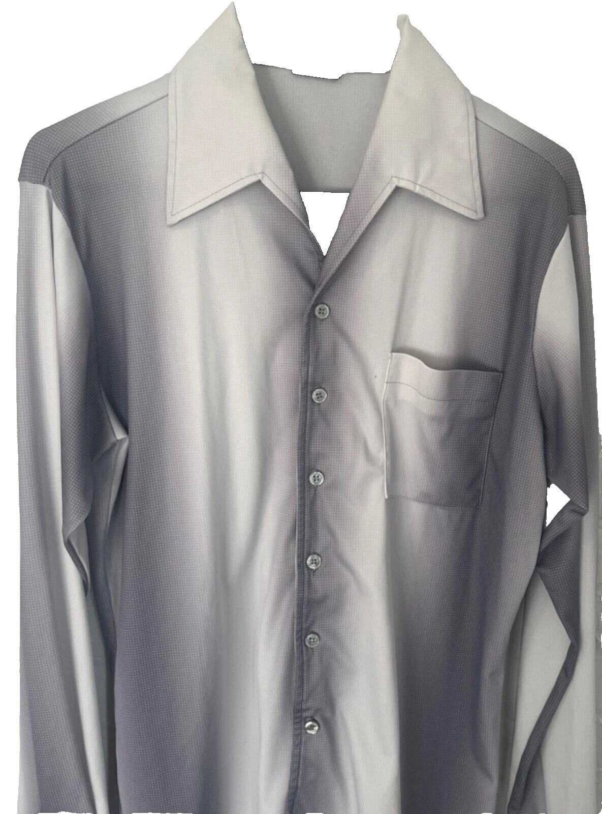 Disco Polyester Vintage Casual Shirts for Men