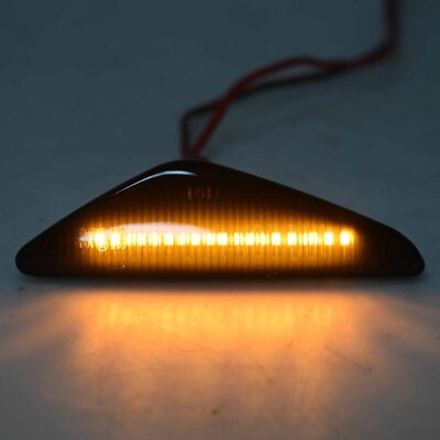 Led Seitenblinker Schwarz Smoke Paar Für BMW 3er E46 Coupe Cabrio 03-07 Blinker 