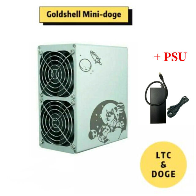 Goldshell Mini-Doge DOGECOIN & LITECOIN Crypto Wifi Version Mining ASIC-With PSU