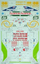 STUDIO27 1/20 JORDAN 191 J191 '91 SEASON DECAL for  TAMIYA SCHUMACHER DECESARIS