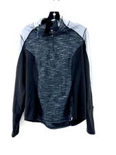 Reflex 90* Active Life Women's Long Sleeve 1/4 Zip Sweatshirt Activewear Size XL