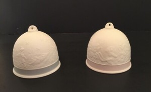 Lladro Seasons Bells Lot Of 2 - 1991 Spring #7613 And 1994 Winter #7616