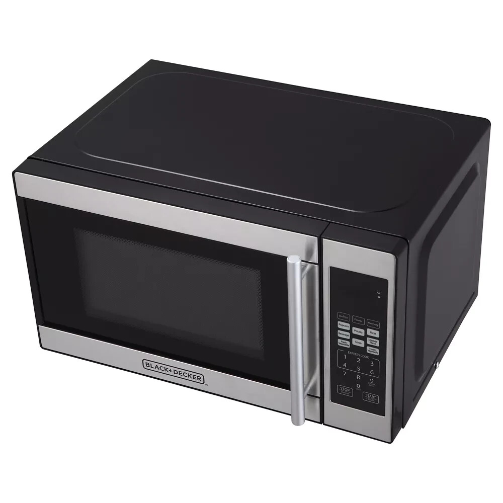 BLACK+DECKER 0.7 cu ft 700W Microwave Oven Black EM720CPNP eBay