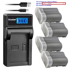 Kastar Battery LCD USB Charger for Nikon EN-EL15e Nikon D600 Nikon D610 Camera