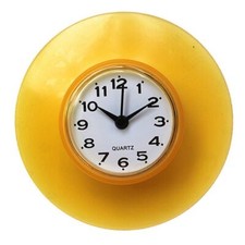 Bathroom Suction Cup Clock Shower Alarm With Waterproof For Kitchen Wall Clocks