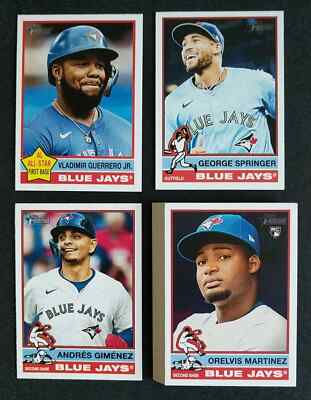 2025 Topps Heritage TORONTO BLUE JAYS Team Set GUERRERO SPRINGER