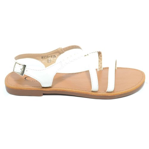 Sandalo basso infradito The First 401301 Bianco per Donna | Pittarello