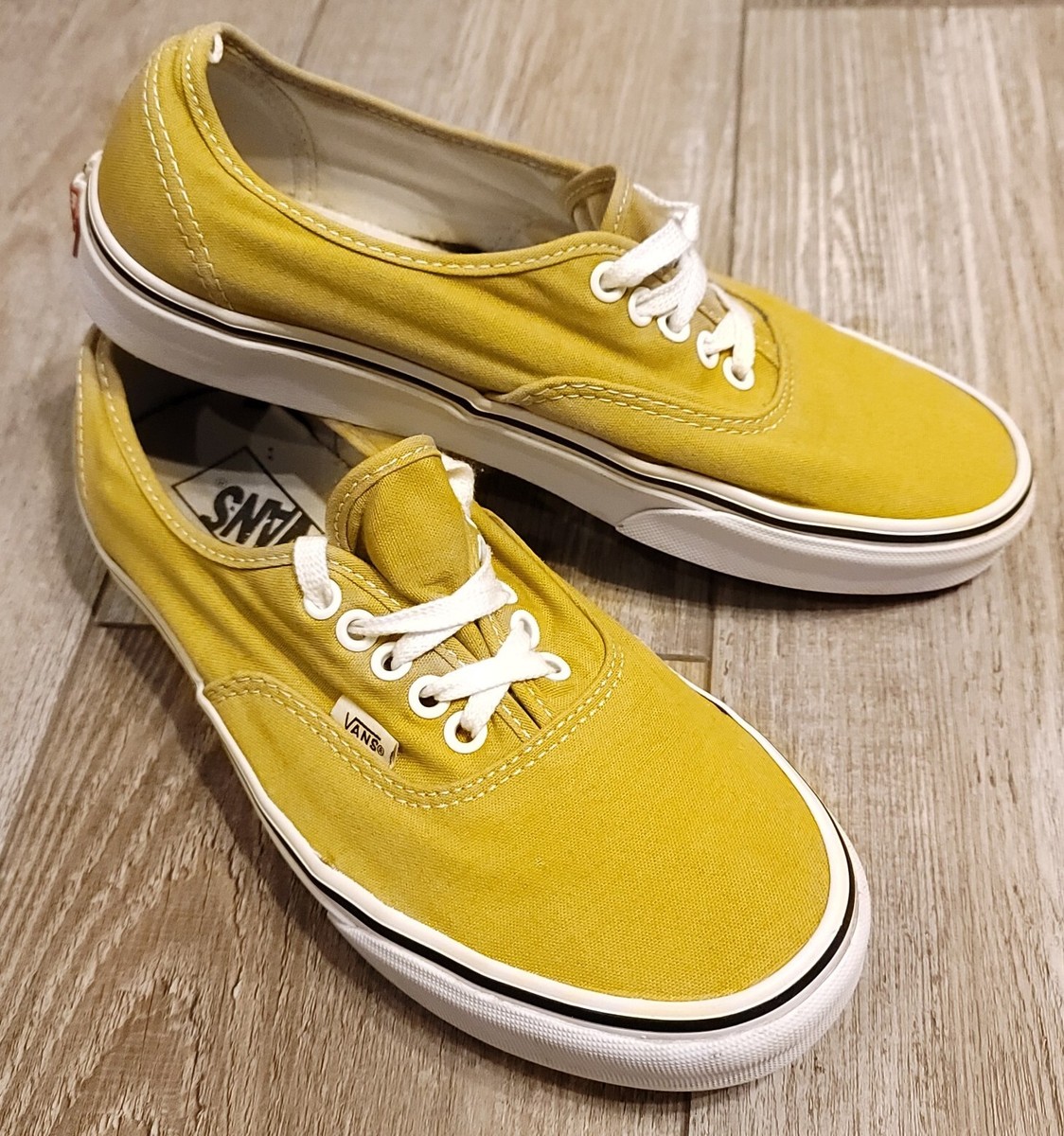 Vans Off The Wall 721356 Pea Green Skate Shoes Sneakers US Mens 8