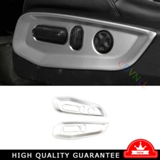 Seat Adjust Handle Button Panel Trim For Honda CRV CR-V 2017-2021 Matte Silver