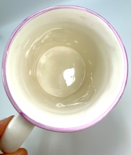 Halloween Geist BOO! Dekor Becher Übertopf 3D handbemalt lila/hellorange mit Henkel - Bild 10 von 19