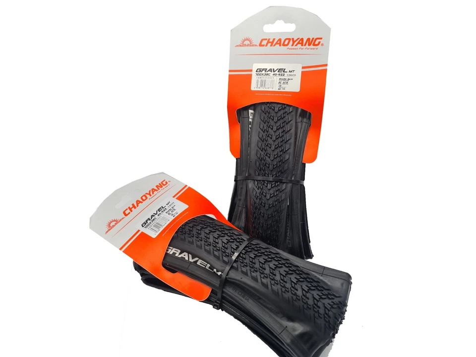 2 Stk. Chaoyang Gravel MT Reifen Tubeless Ready 700x38C 60 TPI Pannenschutz TOP - Bild 2 von 4