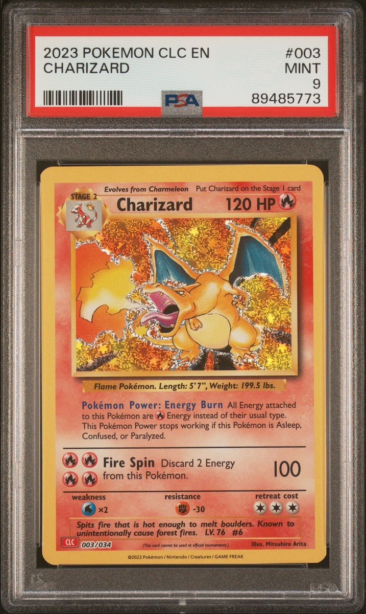 PSA 9 MINT Charizard Classic Collection CLC EN Holo Pokemon