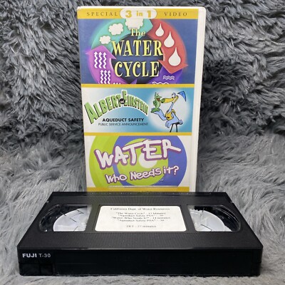 The Water Cycle & Wate: Who Needs It? Albert & Einstein Aqueduct Safety VHS Tape
