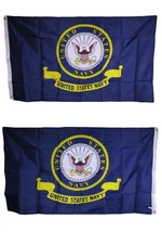 3X5 US Navy Seal Crest Double Sided 2 Sided 200D United States Navy Flag US SHIP