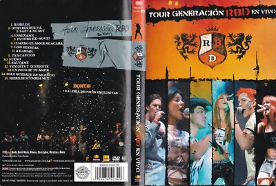 Tour Generacion En Vivo - RBD (DVD, 2005) 94634423496| eBay