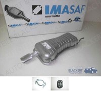 Imasaf Esd Auspuff Endtopf+Anbauteile FüR Peugeot 306 SchräGheck 2.0 S16+2.0 Xsi