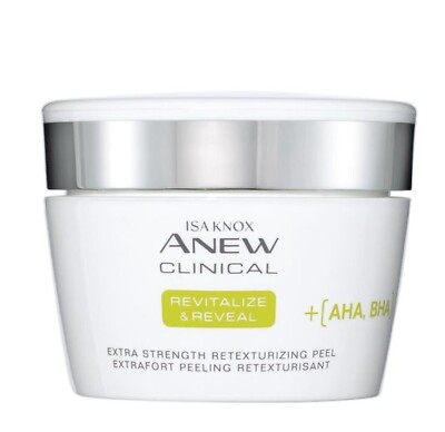 NEW Avon Anew Clinical Revitalize & Reveal Extra Strength Retexturizing Peel NIB