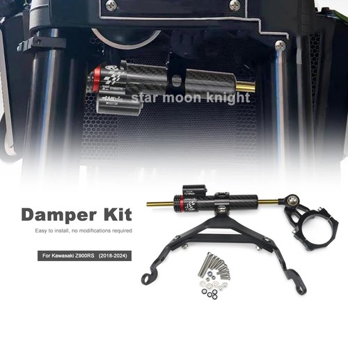 For Kawasaki Z900RS 2018-2024 Motorcycle Steering Damper Stabilizer Mount Kit - Picture 12 of 28