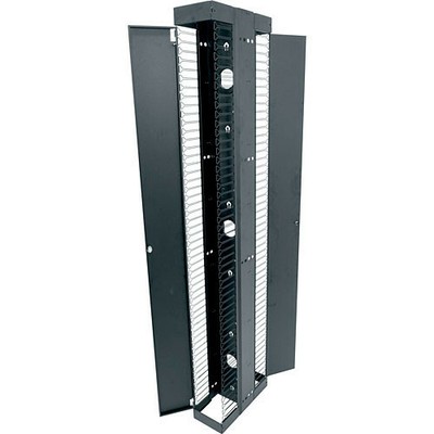 MIDDLE ATLANTIC VCD-6-45-DC, 45U 6'' dual cable duct with doors, NEW