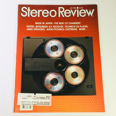 VTG Stereo Review Magazine July 1989 - Mitsubishi A/V Receiver & Jamo Speakers