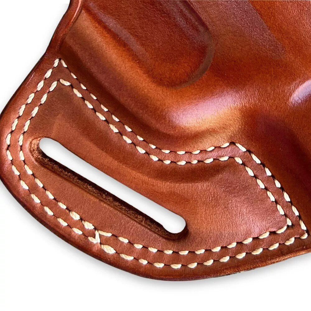 OWB Open Top Verdeckbarer Leder Gürtelholster W / Comfort Tab Passt Für