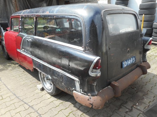 1955 Chevrolet Bel Air Kombi --- Hot Rat Rod --- Station Wagon --- Einzelstück - Bild 1 von 12