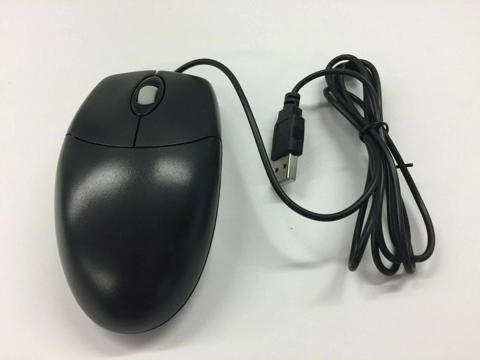 Genuine ACCURATUS USB Wired Optical Mouse for PC LAPTOP MAC COMPUTER - BLACK NEW - Image 2 of 4