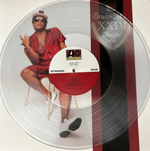 BRUNO MARS - 24k MAGIC - LP Crystal Clear VINYL NEW ALBUM - Picture 6 of 8