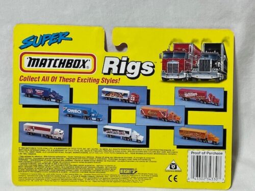 1994 Matchbox Super Rigs Skittles, #A, Kenworth Aerodyne Semi, Red, NIB - Picture 3 of 3