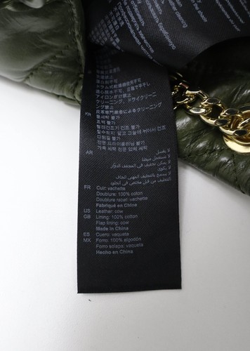 Bolso Bandolera SANDRO Yza Para Mujer TALLA ÚNICA Cuero Caqui Encadenado - Imagen 13 de 19